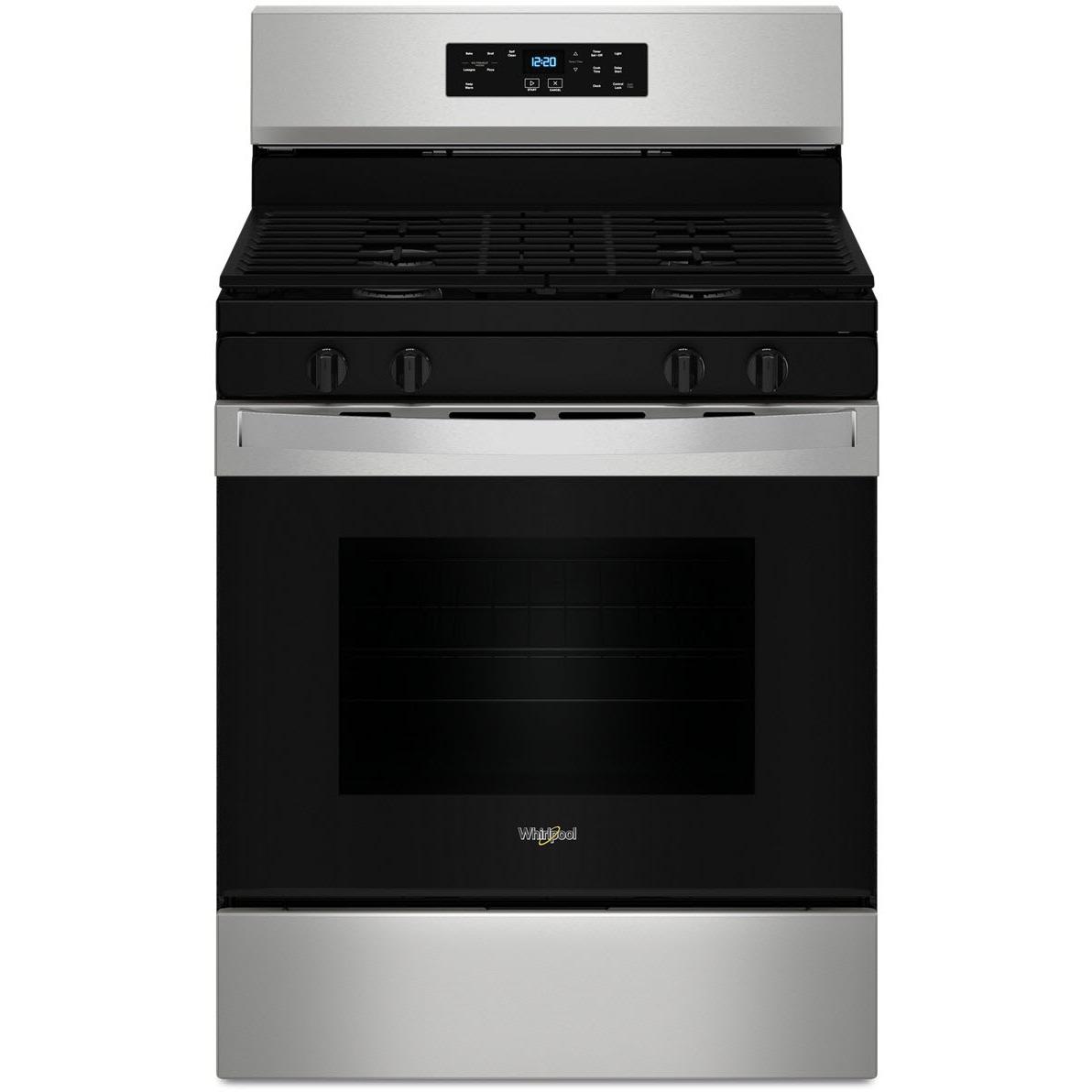 Whirlpool 30inch Freestanding Gas Range WFGS3530RS