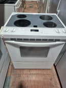 Cuisinière 30po Blanche vitroceramique | YGY396LXGQ0 - Whirlpool Gold *** USAGÉ ***