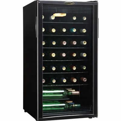 Danby 3.2 cu. ft. 35-bottle Freestanding Wine Cooler DWC310BLSDD IMAGE 1