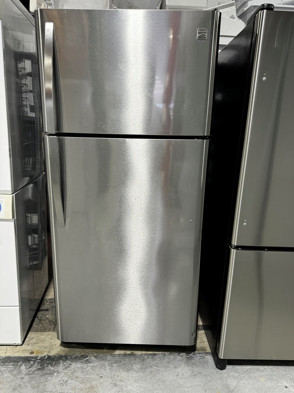 30" stainless steel refrigerator. | 970-420432 - Kenmore *** USED ***
