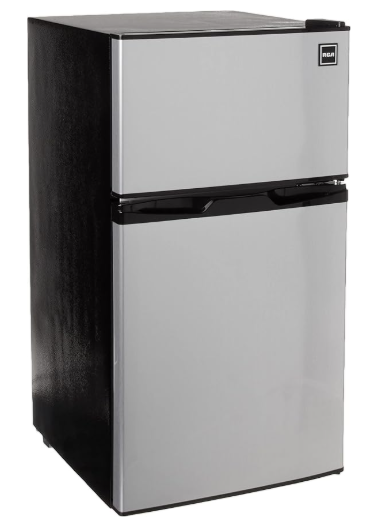 Réfrigérateur/Congélateur RCA RFR836-F  à 2 Portes de 3.1 Pi³ Acier Inoxydable