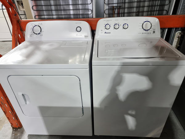 Ensemble laveuse et sécheuse | AMANA  NTW4750BQ1-YNED4655EW*** USAGÉ ***