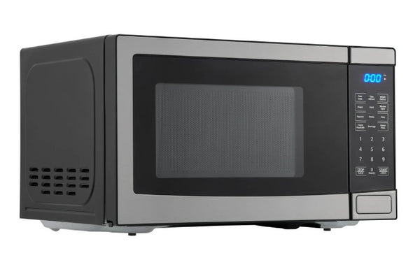 Mainstays EM720C2WT-PM 700 Watt Stainless Steel Countertop Microwave {Open Box}