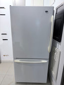 Réfrigérateur 30po Blanc congélateur en bas | MBB1957VEW2 - Maytag *** USAGÉ ***