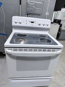30-inch White Ceramic Cooktop | MCBS585DR3WW - MOFFAT *** USED ***
