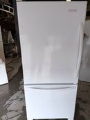 30" White Bottom Freezer Refrigerator | KBRS19KTWH - KitchenAid *** USED ***
