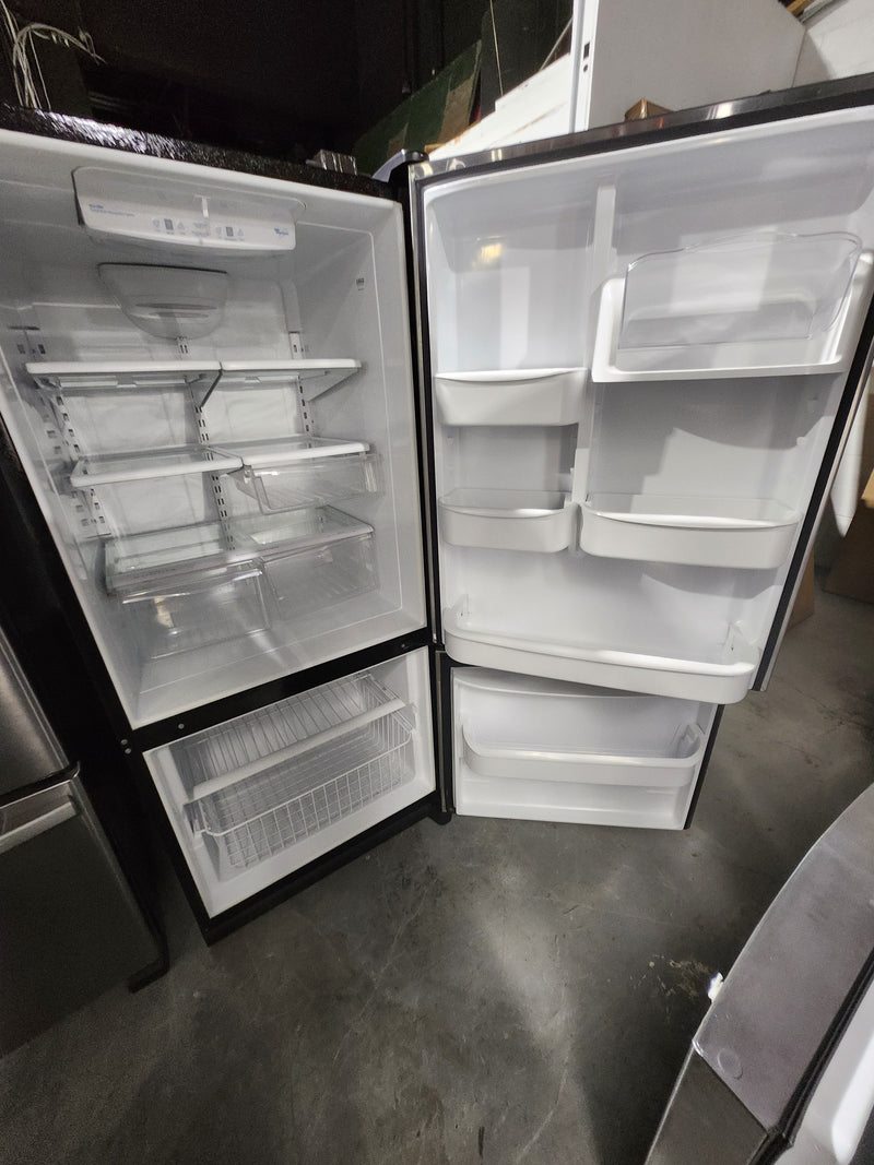Réfrigérateur 30po Inox congélateur en bas | EB9FVBRWS03 - Whirlpool *** USAGÉ ***