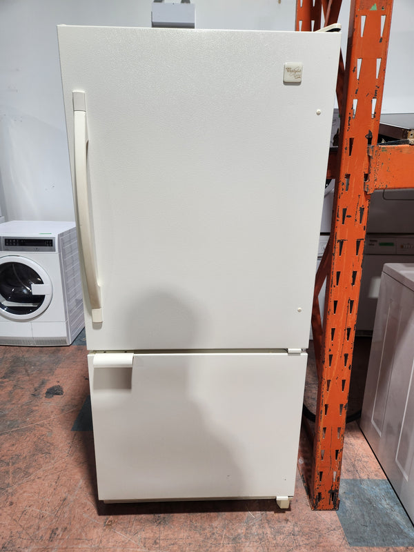 Réfrigérateur 30po Blanc congélateur en bas | GB8SHKXKT00 - Whirlpool *** USAGÉ ***