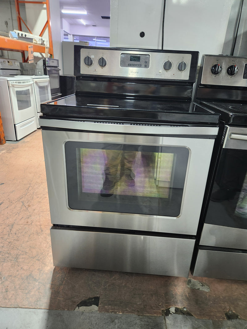 Cuisinière 30po Vitrocéramique Convection Inox | YWFE530C0ES0 - Whirlpool *** USAGÉ ***