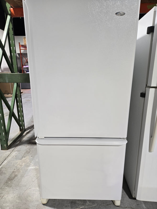 Réfrigérateur 30po Blanc congélateur en bas | ARB1914CW - Amana *** USAGÉ ***