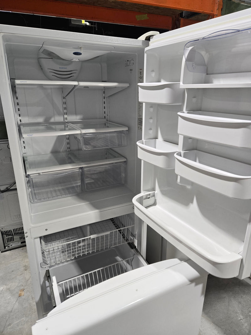 30" White Bottom Freezer Refrigerator | ARB1914CW - Amana *** USED ***
