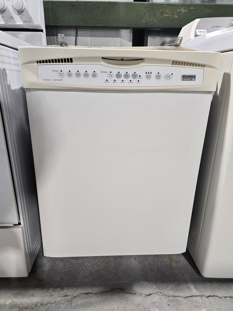 24-inch White Dishwasher with Stainless Steel Tub | 665.17262402 - Kenmore *** USED ***