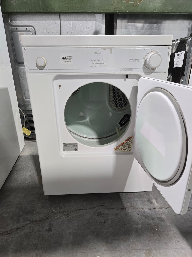 Sécheuse 24po Blanche | YLDR3822DQ3 - Whirlpool *** USAGÉ ***