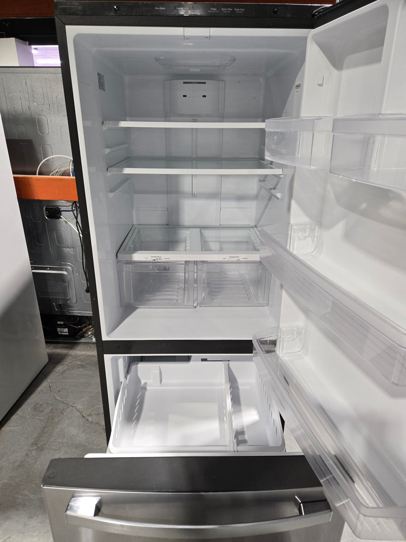 Réfrigérateur 30po Inox Congélateur en bas | GDE21DSKNKSS - GE *** USAGÉ ***