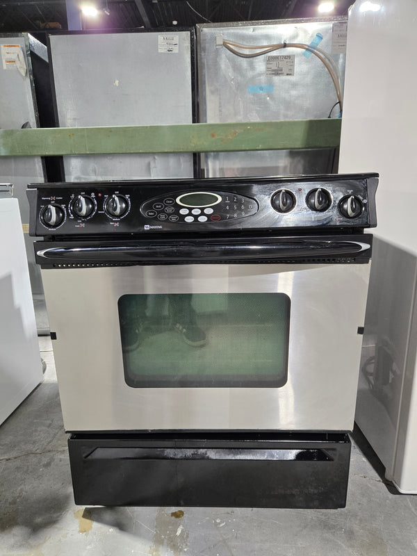 Cuisinière 30po Encastrable Inox. Vitrocéramique  | MES5875BCB- Maytag *** USAGÉ ***