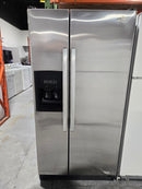 Réfrigérateur 33po Inox. Cote a Cote | ED2FHEXVS01 - Whirlpool  *** USAGÉ ***