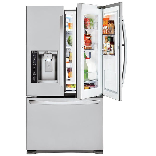 LG 36-inch, 26.6 cu. ft. French 3-Door Refrigerator with Door-in-Door® LFXS27566S IMAGE 1