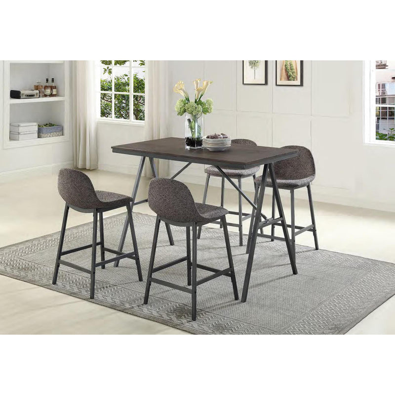 IFDC IF-1070 5 pc Counter Height Dining Set IMAGE 1