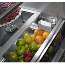  KitchenAid 43-inch, 24.2 cu.ft. Built-in French 3-Door Refrigerator with Platinum Interior Design KBFN502ESS IMAGE 4