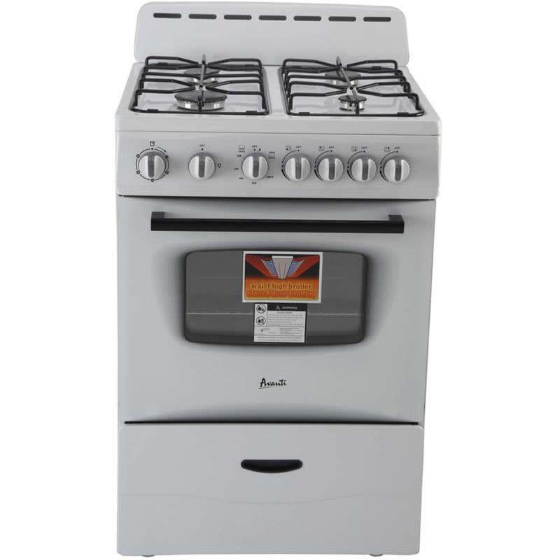 Avanti 24in Freestanding Gas Range GR2414CW IMAGE 1