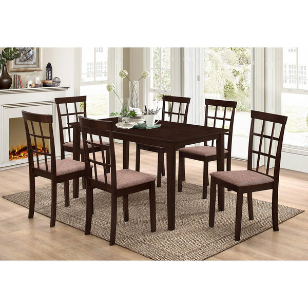 IFDC T-1045/C-1010 7 pc Dining Set IMAGE 1