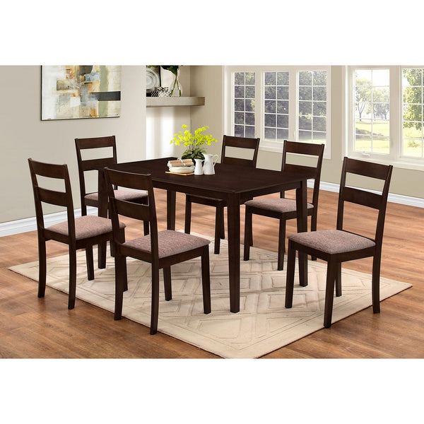 IFDC T-1045/C-1033 7 pc Dining Set IMAGE 1