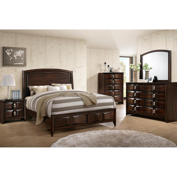 IFDC Roxy 8 pc Queen Platform Bedroom Set IMAGE 1