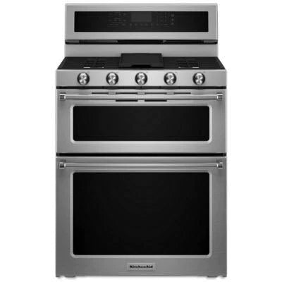 KitchenAid Cuisinière amovible à gaz de 30 po KFGD500ESS [BOITE OUVERTE]