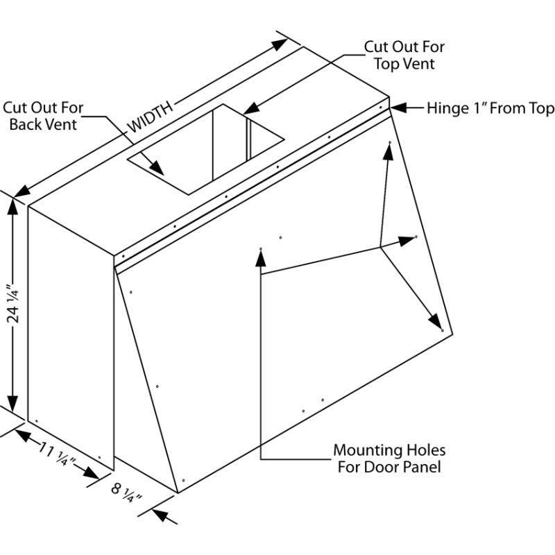 Vent-A-Hood 48-inch Wall Mount Range Hood TLH-248SS IMAGE 2
