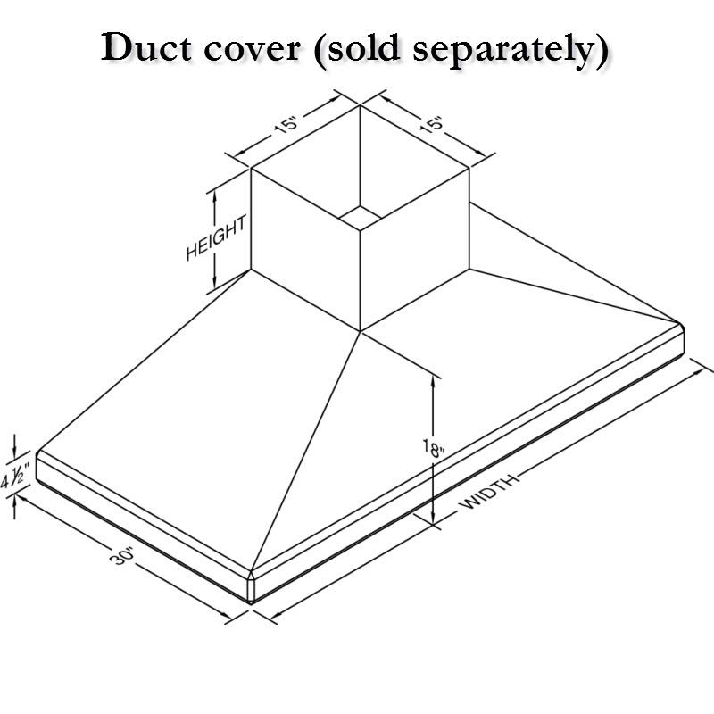 Vent-A-Hood 60-inch Ceiling Mount Range Hood SEPITH18-460SS IMAGE 2