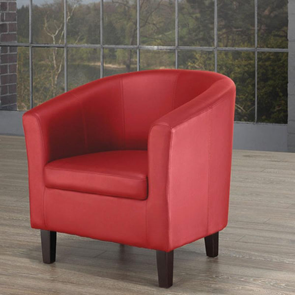 IFDC Stationary Polyurethane Accent Chair IF 660-R IMAGE 1