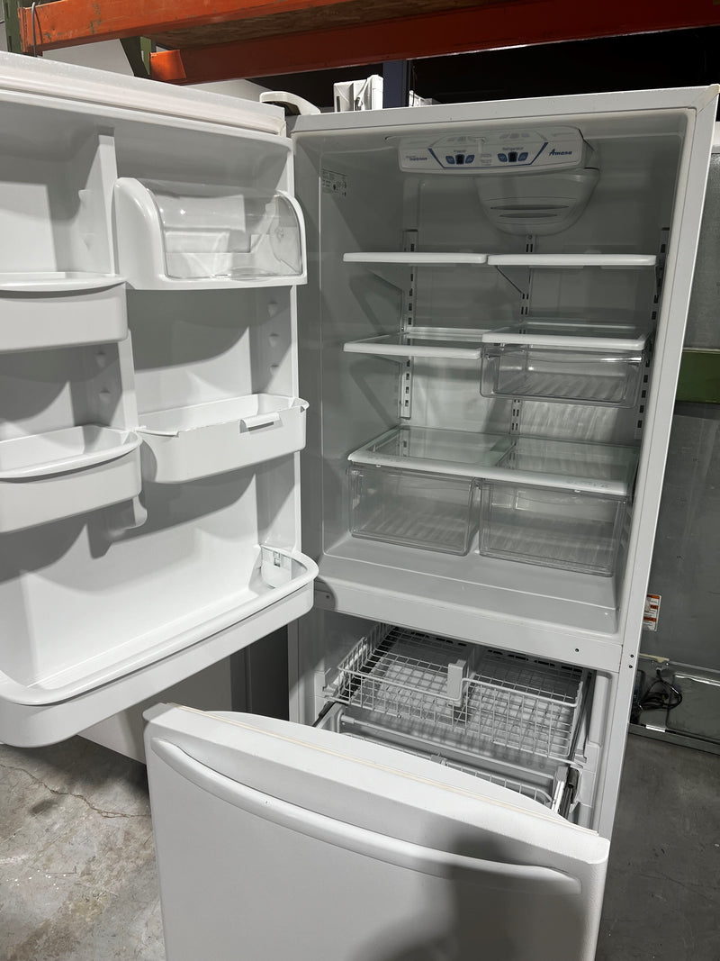 Réfrigérateur 30 Blanc congélateur en bas | ABB1924WEW1 - Amana *** USAGÉ ***