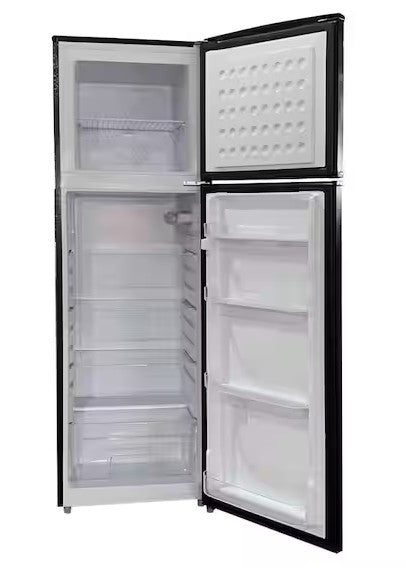RCA RFR1085-BLACK 10 Cu. Ft. 2-Door Compact Refrigerator with Freezer in Black