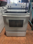 Cuisinière 30po Vitrocéramique Blanche | YAER6303MFW3 - Amana *** USAGÉ ***