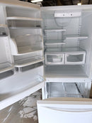 30" White Bottom Freezer Refrigerator | KBRS19KTWH - KitchenAid *** USED ***