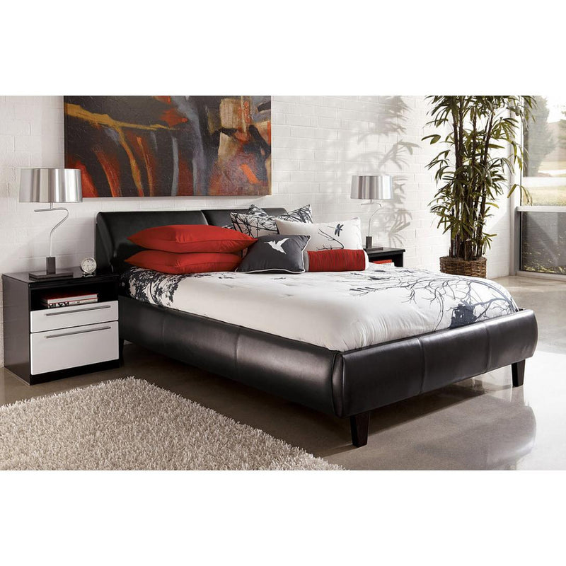 IFDC Queen Upholstered Platform Bed with Storage IF 193B - 60 IMAGE 5