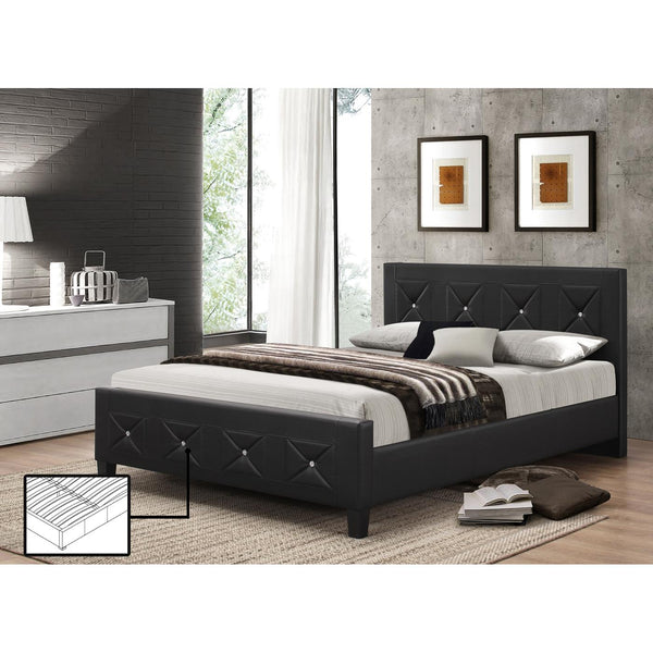 IFDC Queen Upholstered Platform Bed IF 177 - 60 IMAGE 1