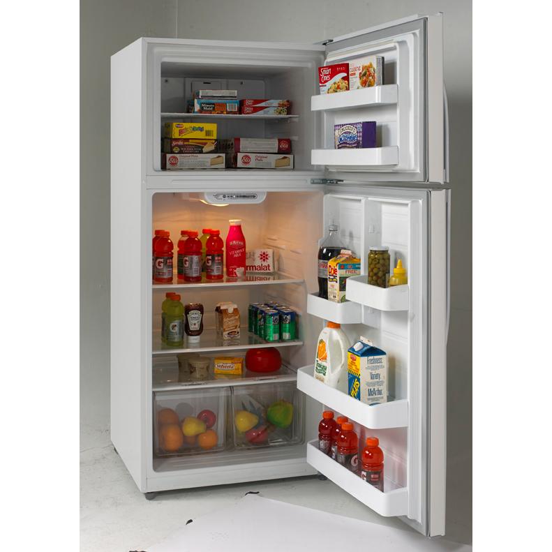 Avanti 30 inch, 18 cu.ft Top Freezer Refrigerator FF18D0W IMAGE 3