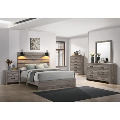 IFDC Charlotte 8 pc 60 Queen Bedroom Set