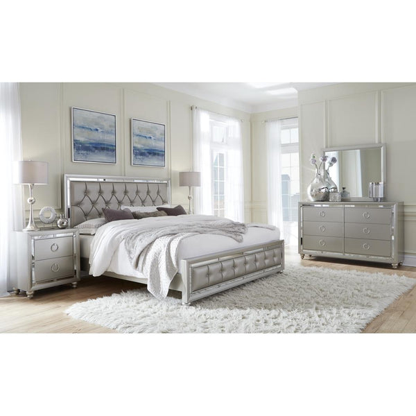 IFDC Luna 8 pc 60 Queen Bedroom Set IMAGE 1
