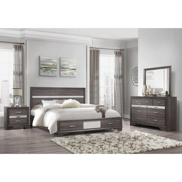 IFDC Harper 8 pc 60 Queen Bedroom Set IMAGE 1