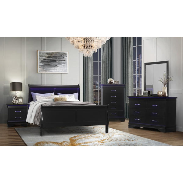 IFDC Isabella 8 pc 54 Double Bedroom Set IMAGE 1