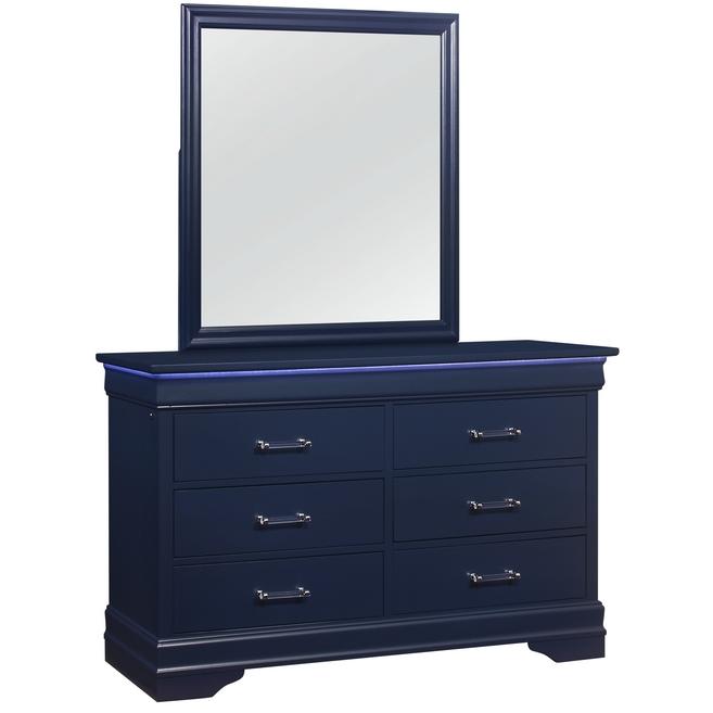IFDC Hazel 8 pc 60 Queen Bedroom Set IMAGE 3