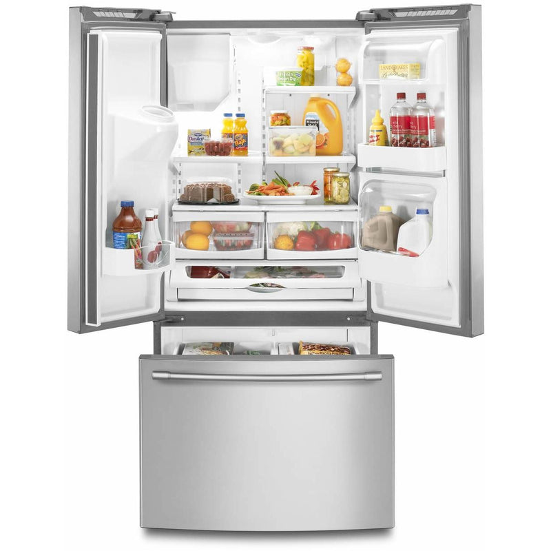 Maytag 33-inch, 21.7 cu. ft. French 3-Door Refrigerator with Ice and Water MFI2269FRZ IMAGE 3