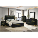  IFDC Aurora 7 pc King Platform Bedroom Set IMAGE 1