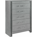  IFDC Logan 7 pc Full Panel Bedroom Set IMAGE 5