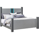  IFDC Logan 7 pc Queen Panel Bedroom Set IMAGE 2