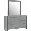  IFDC Logan 7 pc Queen Panel Bedroom Set IMAGE 3