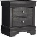  IFDC Pompei 7 pc Full Platform Bedroom Set IMAGE 5