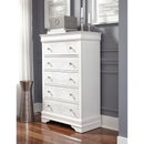  IFDC Pompei 7 pc King Platform Bedroom Set IMAGE 3